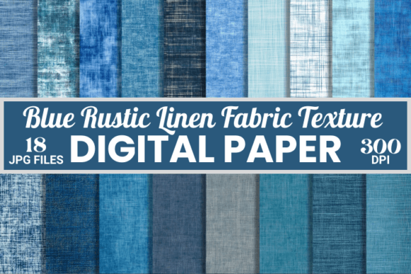 Blue Rustic Linen Fabric Texture Pattern: A Timeless Design for 2025 Creations