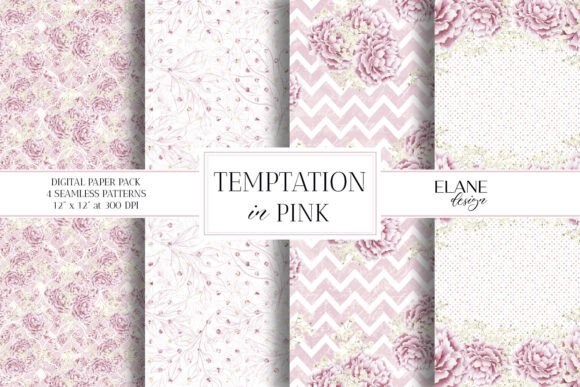 Blush Peony Digital Paper, Wedding Paper: A Must-Have for Bridal Creations