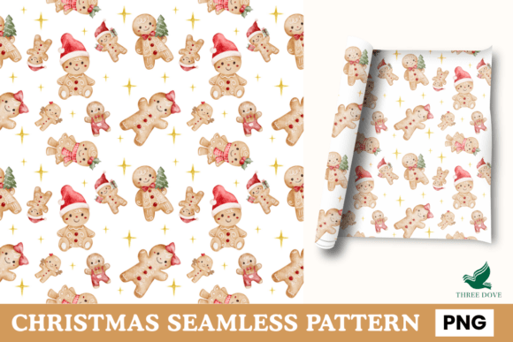 Christmas Seamless Pattern - 32: A Versatile Digital Design for Holiday Creativity