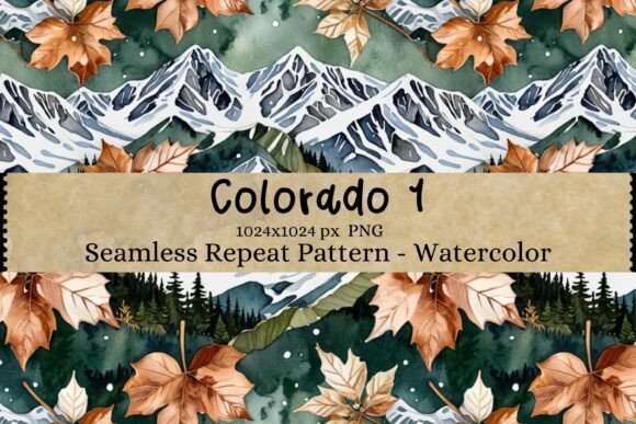 Colorado Watercolor Pattern: A Creative Tool for Modern Professionals