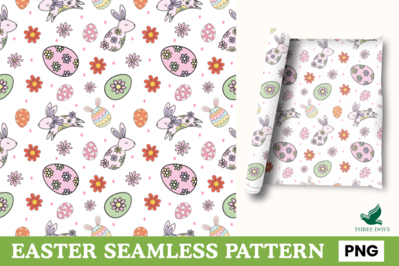 Easter Seamless Pattern - 03: A Versatile Digital Asset for Creative Projects
