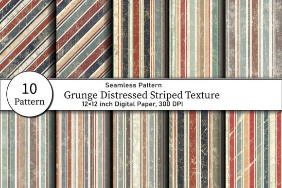Grunge Distressed Striped Texture: A Creative Tool for Designers and Craft Enthusiasts