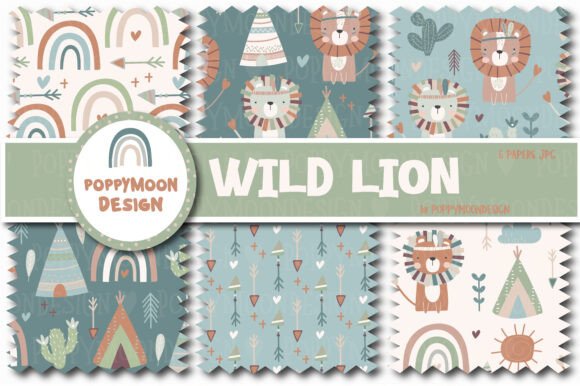 Imbue Your Designs with Adventure Using the Wild Lion Paper Set
