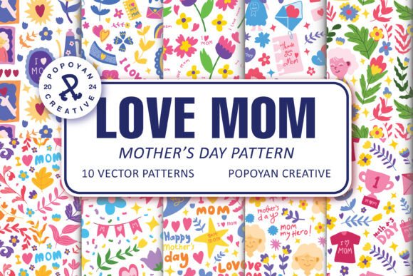 Love Mom – Mother’s Day Pattern Collection: Celebrating the Heart of Family