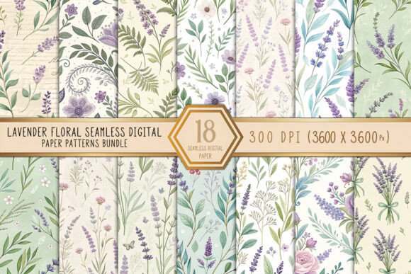 What Is Lavender Floral Seamless Digital Paper and How Can You Use It?